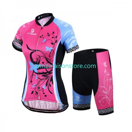 Femme Combinaison Cycliste + Cuissard X-Tiger N003